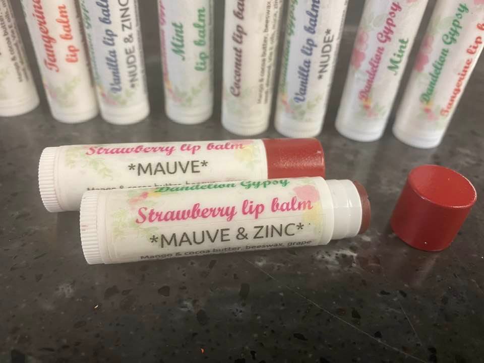 Lip Balm Mauve Tinted (Mango flavored) *No red dyes